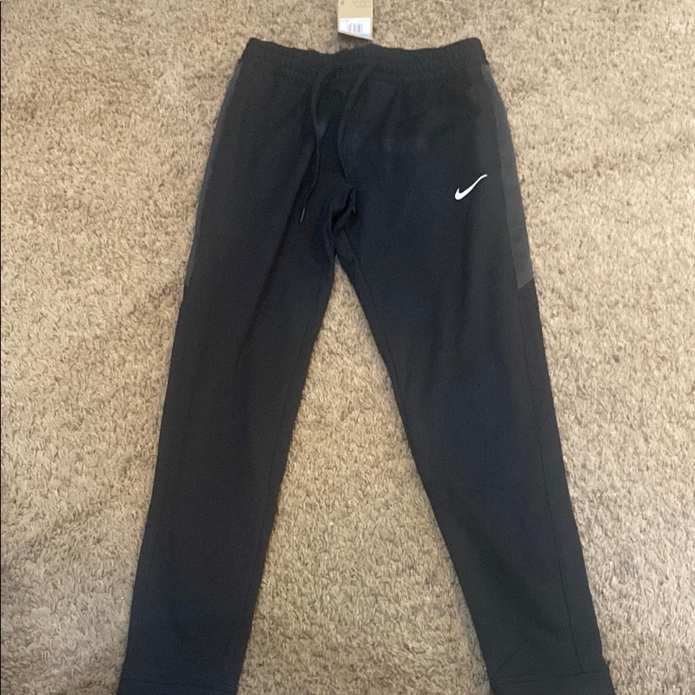 Nike Black Track Pants with Tapered Leg